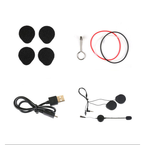 Capacete de Moto à Prova de Água para 2 Pessoas com Intercomunicador e Função Bluetooth para EJEAS 1