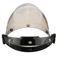 Neue 3-Snap-Knopf-Bubble-Visier mit hochklappbarem Wind-Gesichtsschutz-Objektiv für Motorradhelme in 3 Farben
