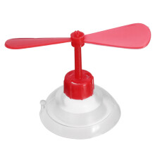 Neue universelle Motorrad-Gummihalbschalenhelm-Fan-Stil Dekorationszubehör Saugnapf-Propeller
