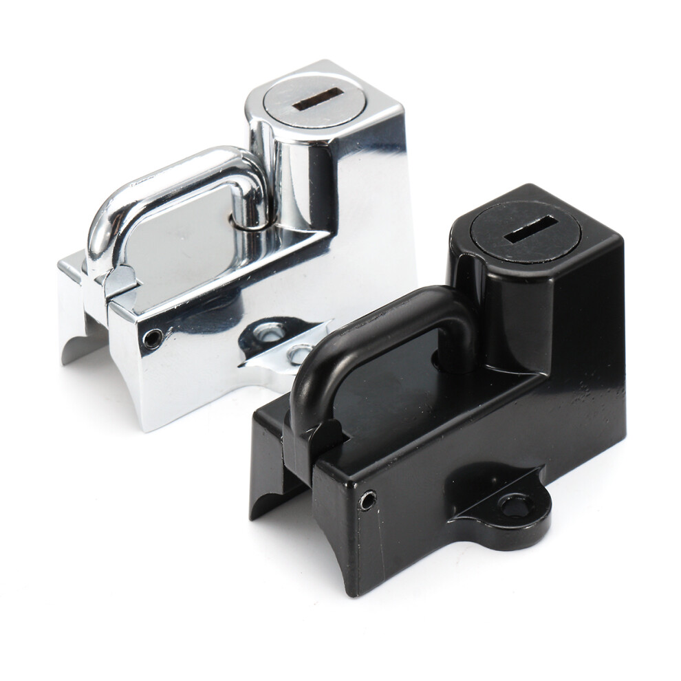 New Motorcycle Helmet Lock Anti Theft Security Universal For Harley 7/8Inch 22Mm Tube Black 762179077817