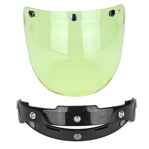 Neuer Open Face Motorradhelm mit Bubble-Visierlinse 2