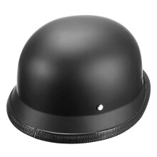Nuevo casco de motocicleta de plástico ABS casco de motocross casco half estilo retro negro mate