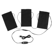 Neue 8. 5 W 5 V 2. 1A USB Heizungs 4 Pads 3 Stufen Thermoweste beheizte Jacke Motorrad warm Winter