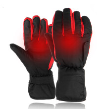 Nieuwe Elektrische Verwarmde Handschoenen Handen Warm Winter Warmhouder Waterdicht Zwart Rood Motorfiets