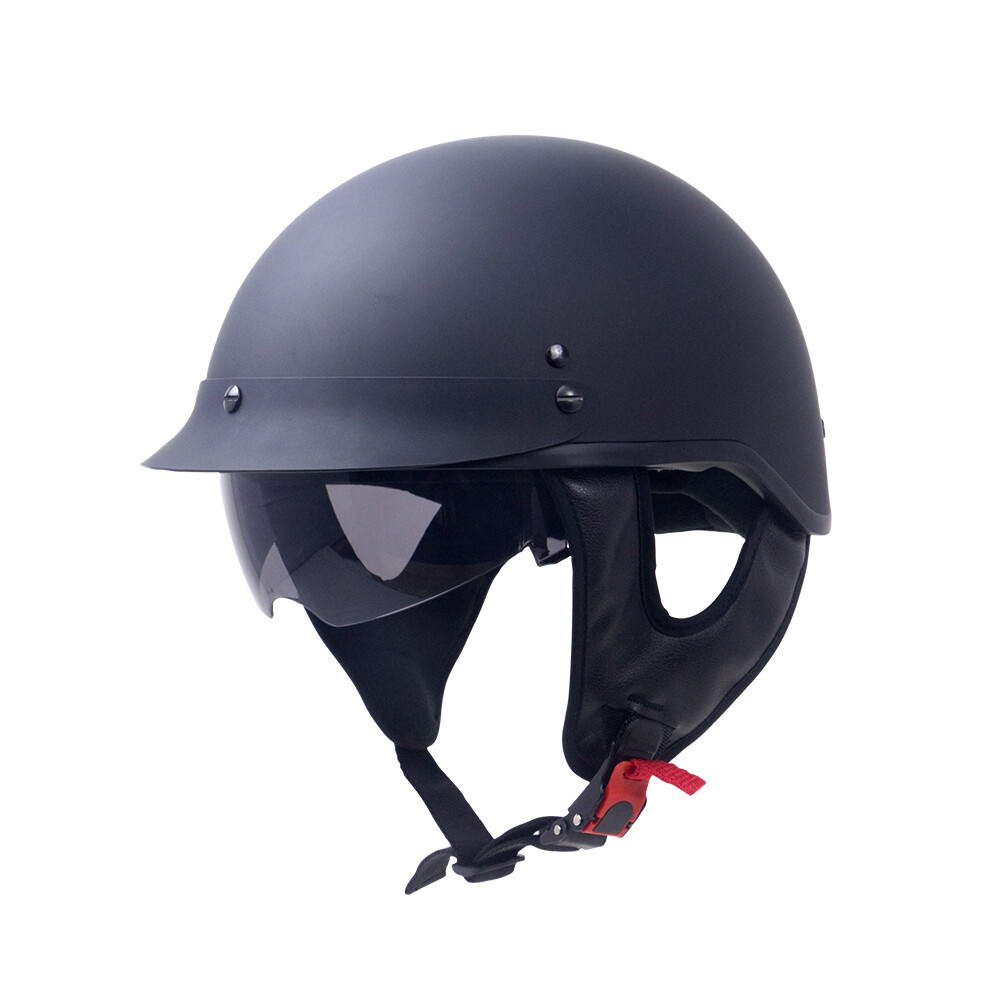 New Zombies Racing Zr-205V Motorcycle Helmet Dot Certified Cruiser Half Face 762179093756