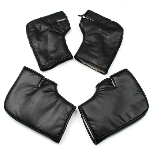 Warme Motorrad Roller Scooter Lenkergriff Muff Handschuhe Winter Schutz 1