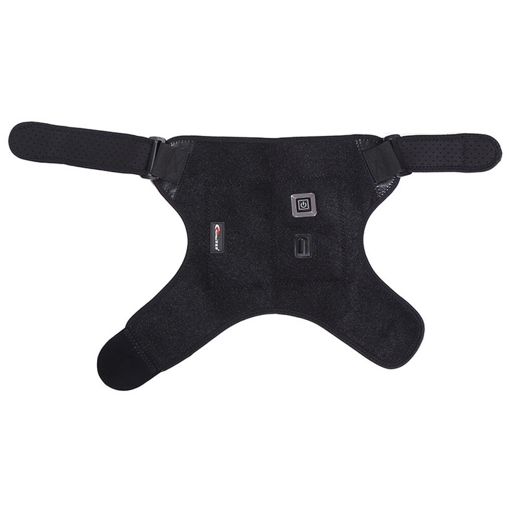 New Adjustable Heated Shoulder Wrap Heating Pads Shoulder Support Brace /Cold Therapy