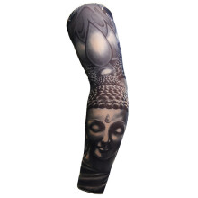Nuove maniche da sole in seta ghiacciata 1Pcs per esterni, per ciclismo, con tatuaggio floreale, maniche da pesca.