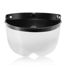 Neuer Open Face Helm 3-Snap Schild Visierabdeckung für Motorrad Universal
