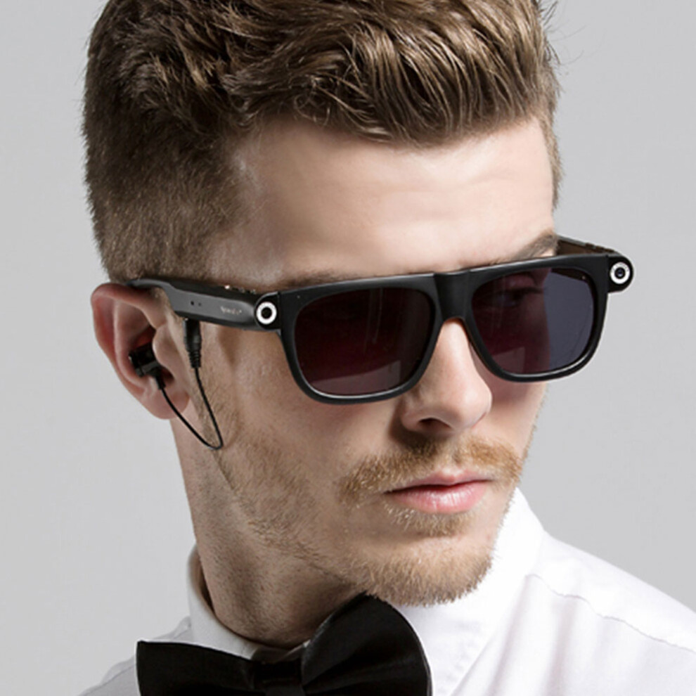 New SPARDAR V1 720P HD 8G Video Smart Glasses bluetooth LED Sports Sunglasses Camera Multi Function Goggles on OnBuy