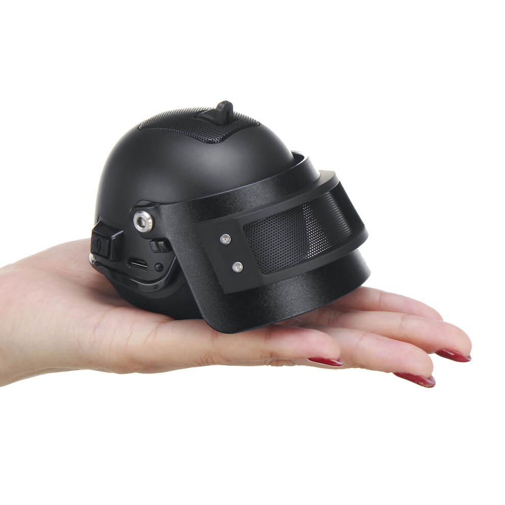 New Portable Mini Helmet Wireless Bluetooth Speaker Bass Stereo Subwoofer Bt 4.0 762179084181