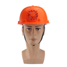 Casco de seguridad para trabajo al aire libre con panel de enfriamiento casco de seguridad con ventilador y protección solar