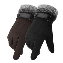 Neue Touchscreen-Handschuhe Herbst Winter Outdoor Doppel-Layer Winddicht Warm Reiten Sport Anti-Rutsch