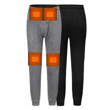 New Szie L Women Men's Winter Heated Pants USB Electric Heating Fleece Trousers Thick