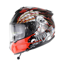 SOMAN SM961 casco completo Bluetooth para motocicleta carreras doble lente seguridad ECE