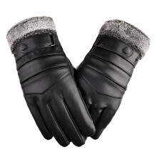 Neue Thermo-Leder-Ski-Handschuhe für Männer und Frauen warm für den Winter mit Touchscreen und rutschfestem Futter.