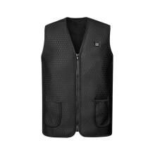 Gilet riscaldato intelligente elettrico con USB, giacca invernale con temperatura regolabile