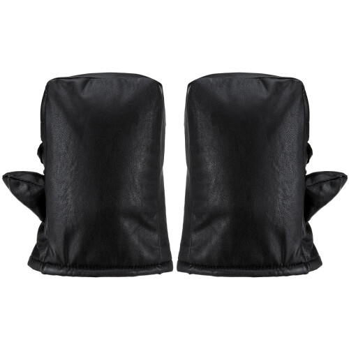 Motorradlenkerhandschuhe Winter Warmabdeckung Wasserdicht Dicke Fäustlinge 2