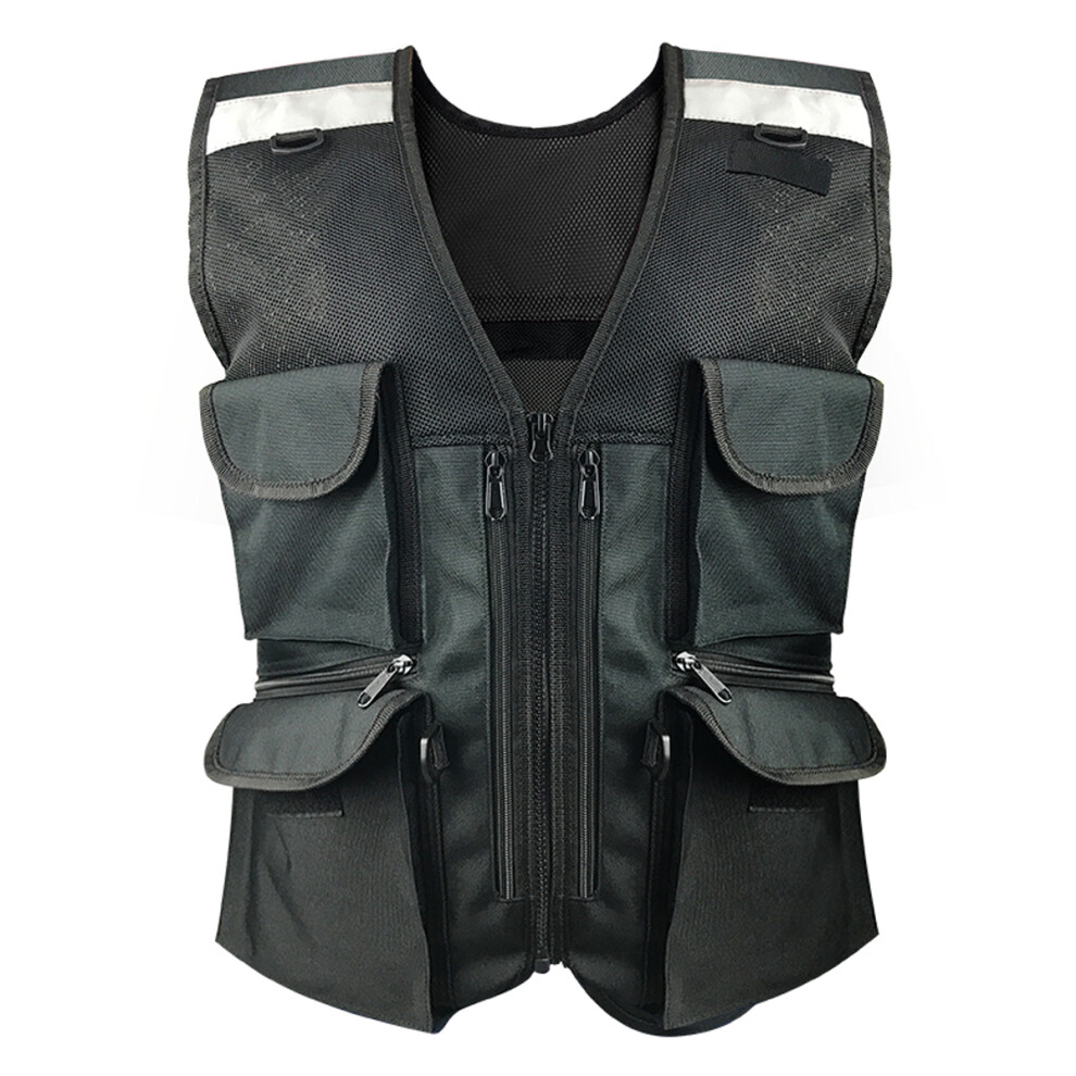 Chaleco De ProteccióN Impermeable Para Motocicleta Con Reflectante De Tela Oxford-image