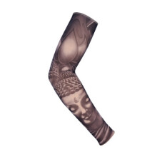 Nuove maniche protettive per il sole in filamento ghiacciato 2 PCS per tatuaggi, copertura per braccia, ciclismo, golf e sport, protezione UV dal