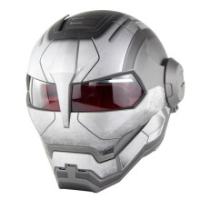 Casco de motocicleta estilo robot casco de motor de bicicleta casco monstruo aprobación DOT