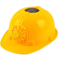 Novo Ventilador de Ar Condicionado Solar com Carregamento para Capacete de Trabalhador da Construção em Exterior