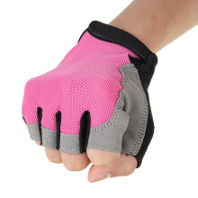 Nieuwe Fietshandschoenen Zonder Vingers Dames Ademend Antislip Halve Vinger Handschoenen Workout Gym Gewichtheffen Sport Beschermende Uitrusting