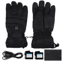 Guantes calefactables de batería recargable nuevos con pantalla táctil de dedo completo para invierno calor cálido escalada esquí y pasear