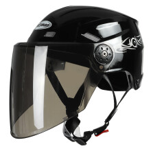 Nuevo casco de media cara Nuoman 316 para motocicleta scooter eléctrico y bicicleta con visera y lente