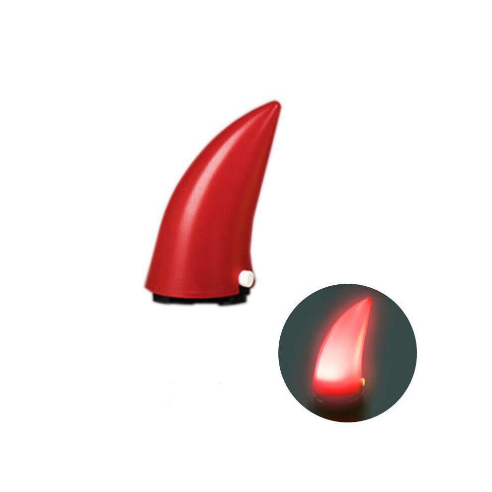 Motorcycle Luminous Helmet Horn Headwear Accessories Rubber With Suction Cups 762179033240
