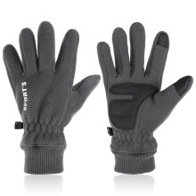 Neue warme rutschfeste Touchscreen winddichte Fleece-Handschuhe für Skifahren und Radfahren