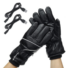 Nieuwe Motorfiets Elektrische Verwarmde Handschoenen Oplaadbare Batterij Aangedreven Touchscreen Winter Handwarmer