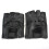 New Medium Fingerless Leather Motorcycle Glove Vented Cowhide Multi-use 6