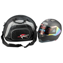 Nueva bolsa mochila portátil para casco integral de motocicleta PRO-BIKER negra impermeable