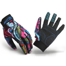 Motorcross Biker Volledige Vinger Handschoenen Skelet Schedel Bot