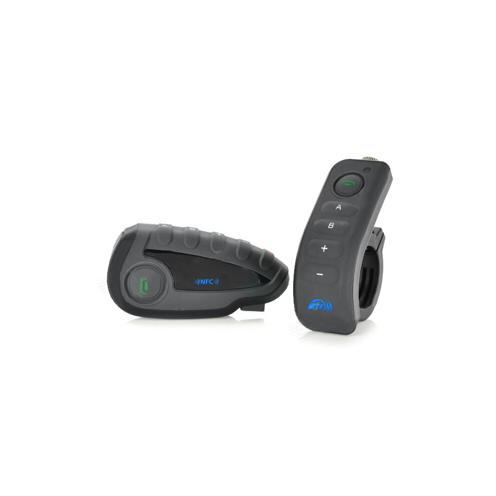 V8 Nfc Helmet Interphone Intercom Headset With Bluetooth Function 1200M