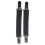 New 2Pcs Elastic Motorcycle Biker Trouser Ends Boot Straps Clips 3