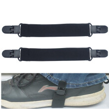 Nieuwe 2 stuks elastische motorfiets biker broek uiteinden laarzen straps clips