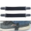 New 2Pcs Elastic Motorcycle Biker Trouser Ends Boot Straps Clips 1