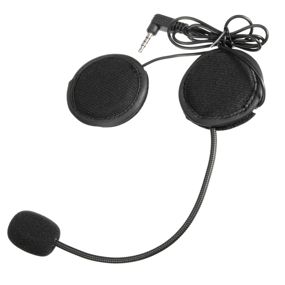 Headset Earphone For 1000M Motorcycle Helmet Intercom Headset With Bluetooth Function 762179043386