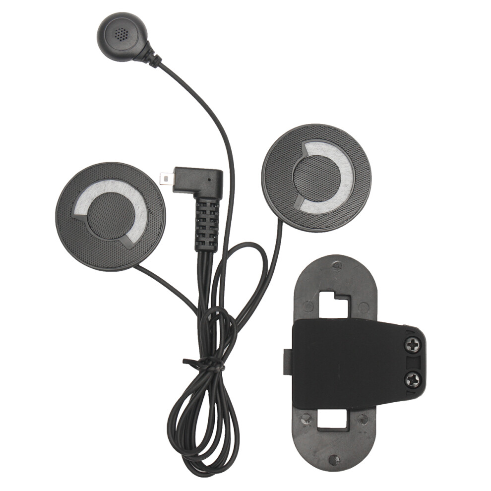Motorcycle Helmet Headset Mic Speaker Intercom Clamp Bluetooth Interphone Bt Fdc 762179052777