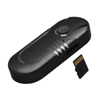 Trasmettitore FM USB Alimentato Bluetooth Adattatore Audio Auxz per Auto Ricevitore Wireless Musica TF Modulator FM Vivavoce per Auto