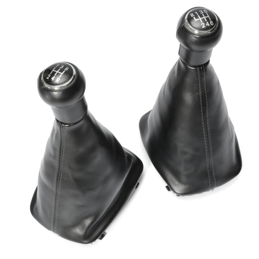 5 6 Gang Schalthebelknopf Gaiter Gaitor Stiefel FüR Audi A6 C5 A4 B5 A8 D2-image