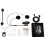 New QTBE6 1000M Helmet BT Intercom Interphone Motorcycle FM Headset Wireless with bluetooth Function Orange 6