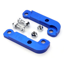 Nieuwe Cnc-Adapterband Verhoogt de Draaicirkel Met 25% - 30% Voor BMW E46 M3 Tuning Drift Power Blauw