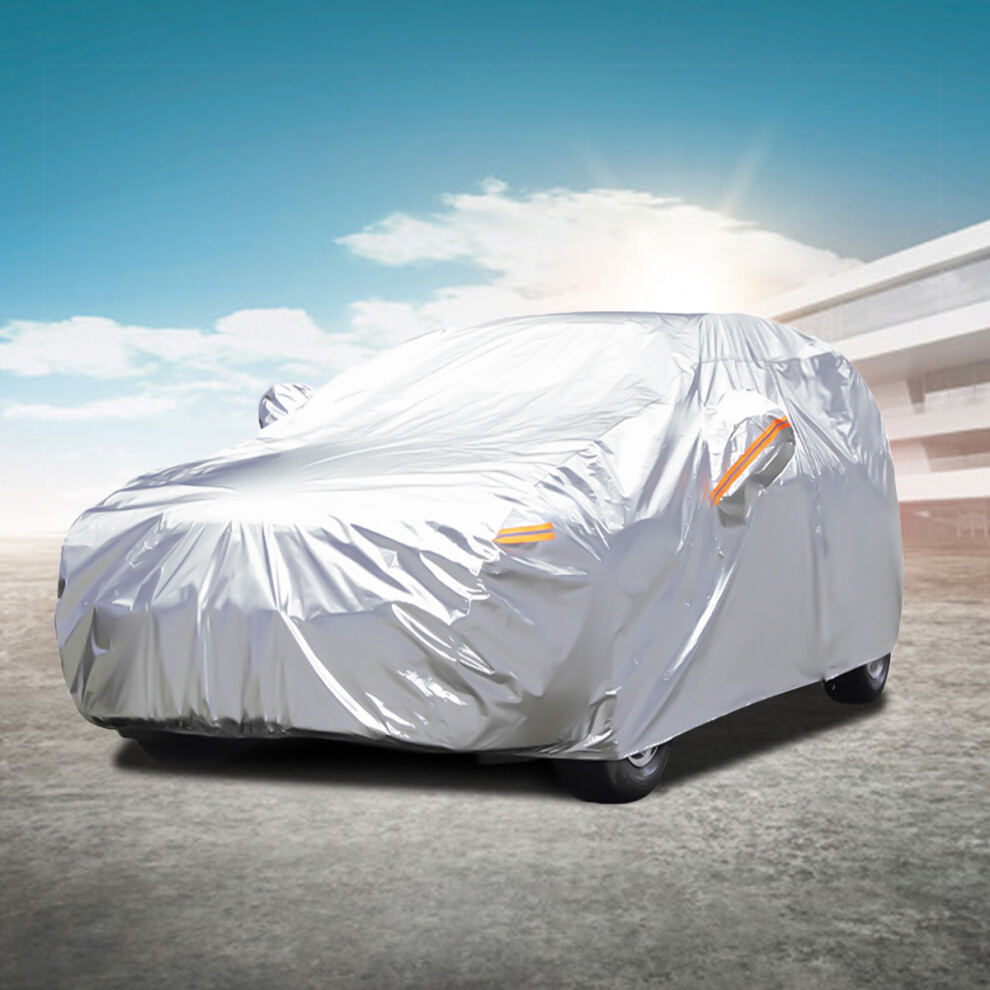 Audew Five Layers Waterproof All Weather Car Cover Rain Sun Uv Dust Protection For Automobiles Indoor Outdoor Fit Full Size Sedan And Suv 1390003777962