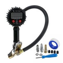 Neuer 200Psi LCD-Anzeigereifenluftdruckmesser Digitaltester mit LED für Auto Lkw Motorrad Fahrrad
