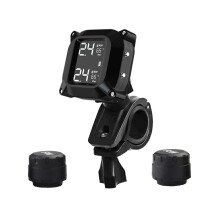 Neues M6 LCD-Display Motorrad Echtzeit-Reifendrucküberwachungssystem wasserdicht TPMS kabellose externe WI-Sensoren