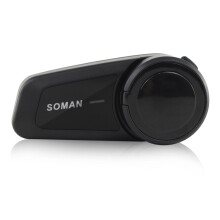 Novo Intercomunicador Bluetooth SOAMN SM-M2 1000M Universal Pairing para Capacete à Prova de Água Conversação em Grupo Intercomunicador de Mot