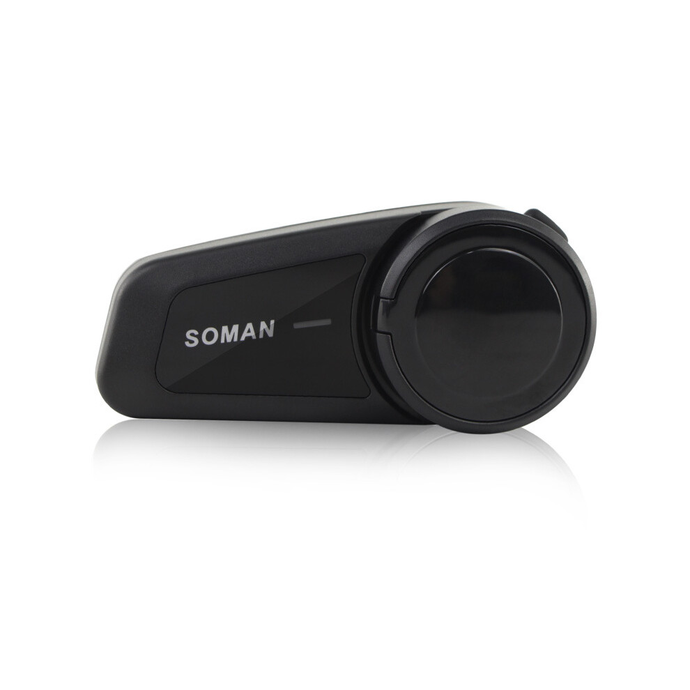 New Soamn Sm-M2 1000M Universal Pairing Bluetooth Intercom Helemt Waterpoof Group Talking Motorcycle Interphone Fm Headset 762179095187